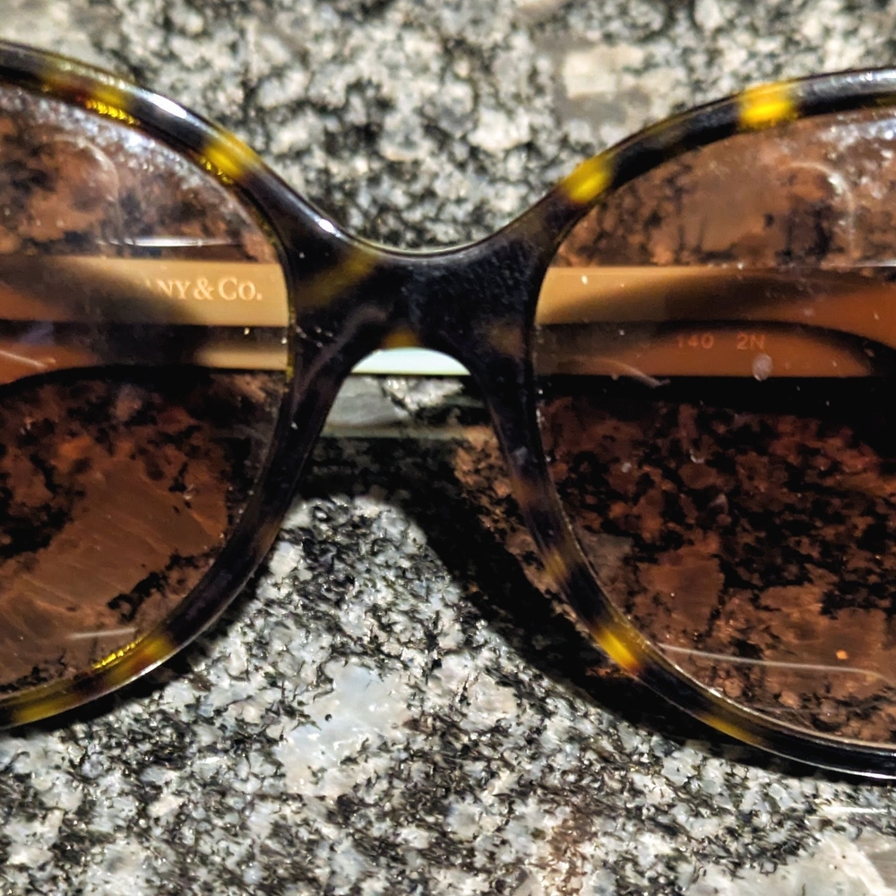 Tiffany & Co. Brown and Yellow Sunglasses